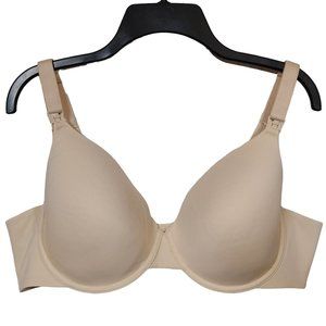 40C Nursing Bra Motherhood Intimates Lined Nude Beige Style 92441